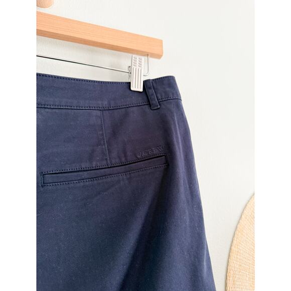 J.Crew | NWOT 4" heritage chino short in Navy Blue | Sz 8 - Picture 8 of 10